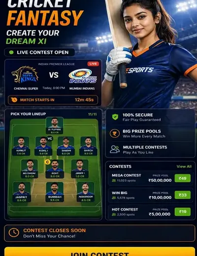 Kalyan (kalyan chart) fantasy cricket & matchday visual 3